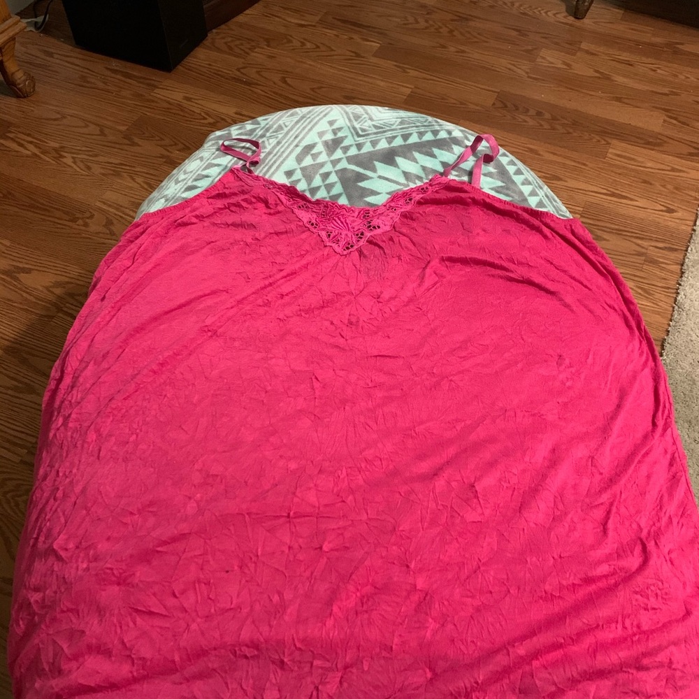 Hot pink tank top